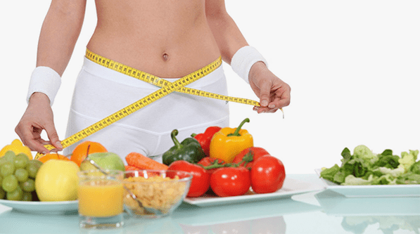 Measure your waist while losing weight with proper nutrition